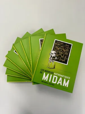 Livre "Les modèles mathématiques de Midam"  édition limitée dédicacée, signée et numérotée de 1 à 100