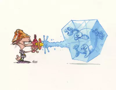 Petit Barbare laser glace
